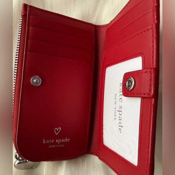 Kate Spade Devin Patent Bifold Wallet - Picture 10 of 15